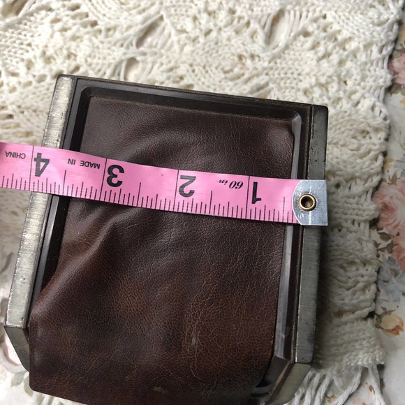 Vintage Bulova Automatic Original Plastic Leather Watch Display Storage Box Case - Picture 15 of 16